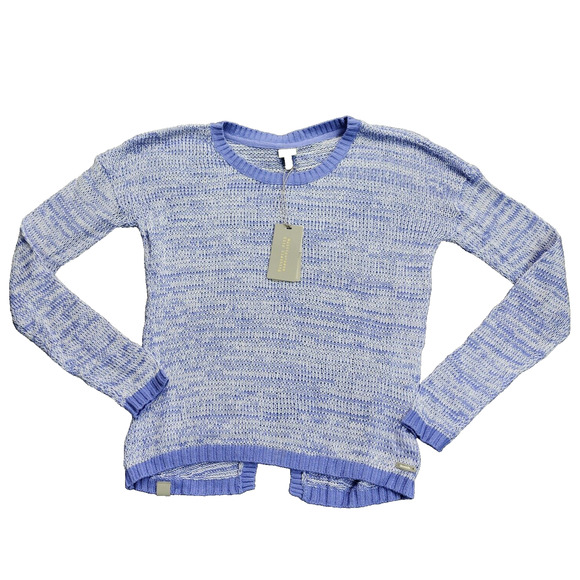 Bench Urban Wear Womens Long Sleeve Loose Knit Sweater Blue Size Small - Picture 1 of 9